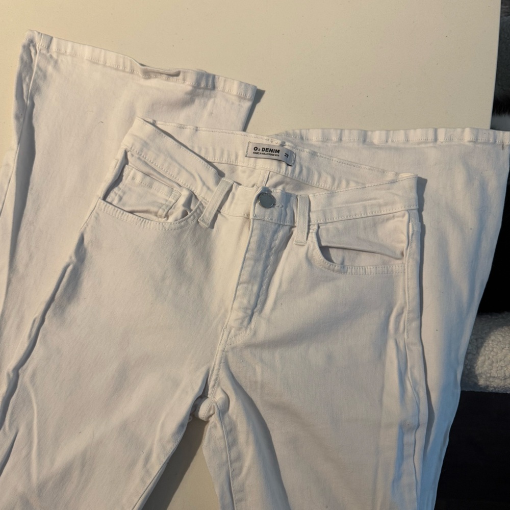 White Flare Jeans by O2